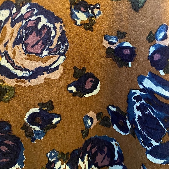 SUNO silk peony boat neck top size large - Picture 8 of 9